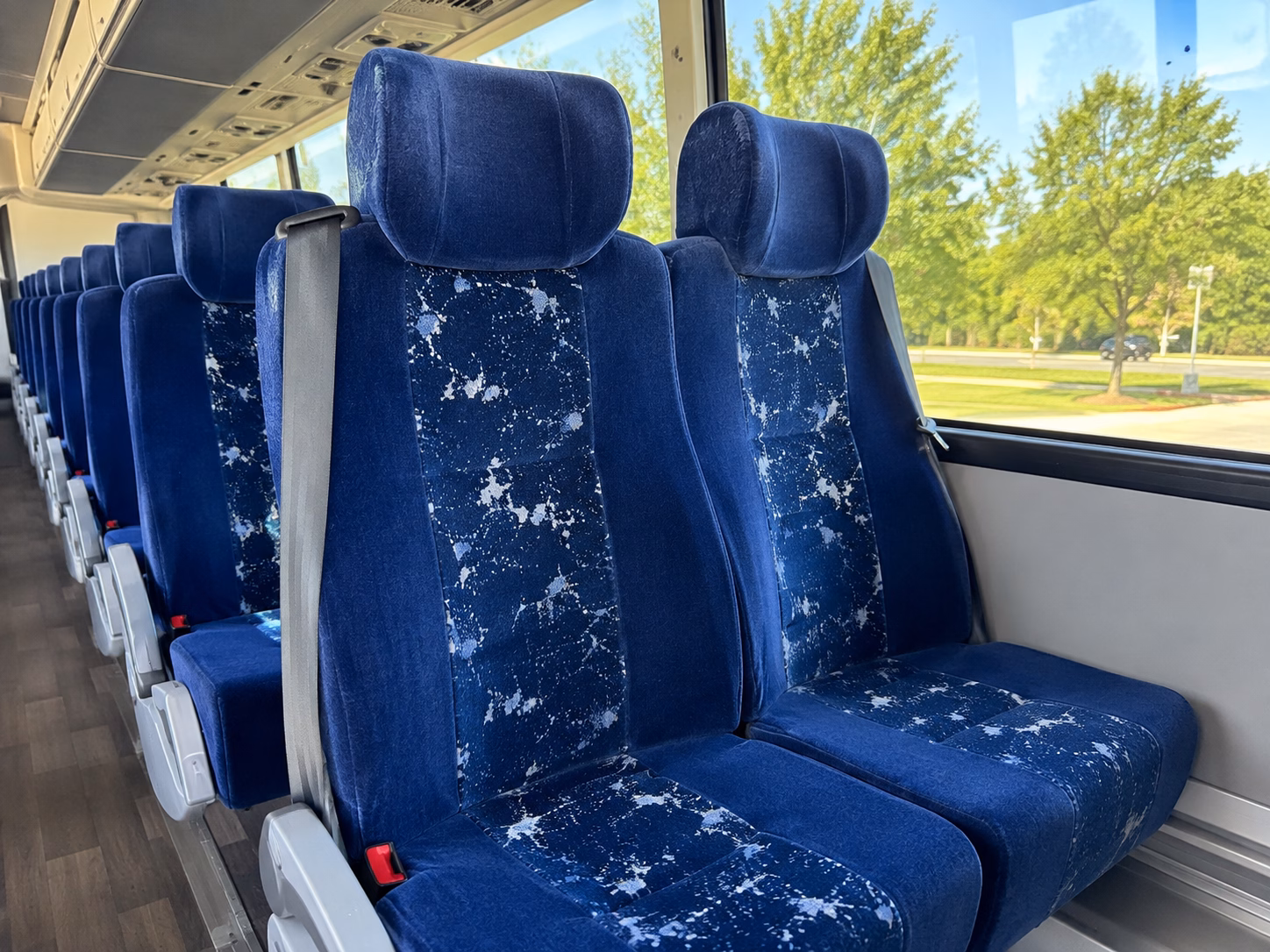 lacey charter bus interior